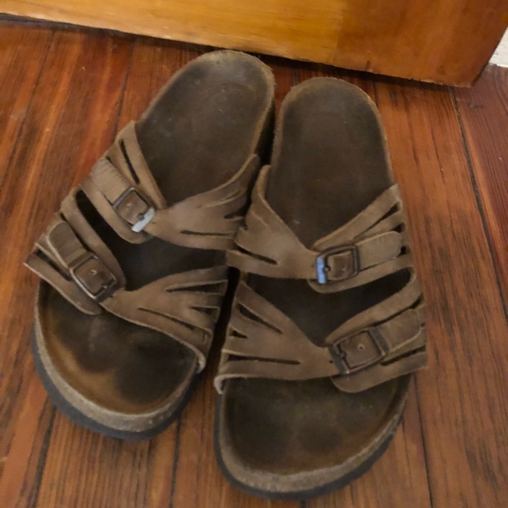 Birkenstock Slides with Adjustable Straps